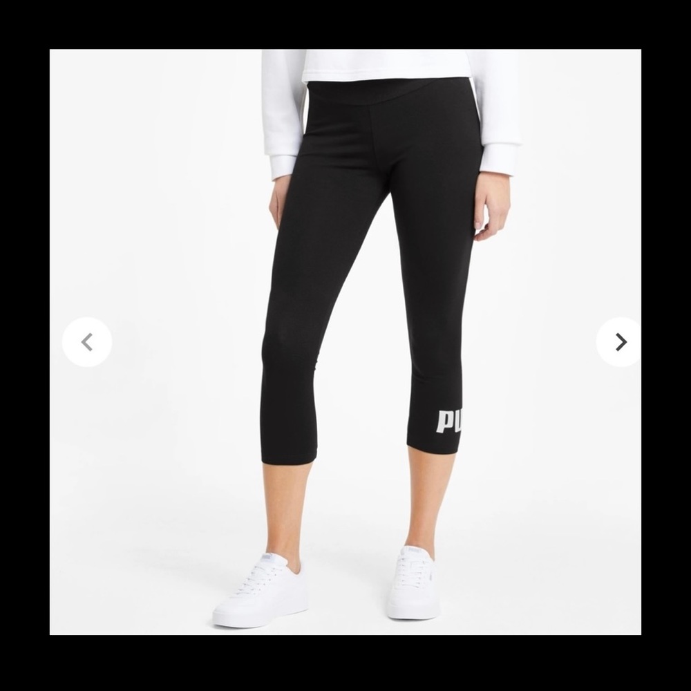 Puma bundle cropped leggings black and silver